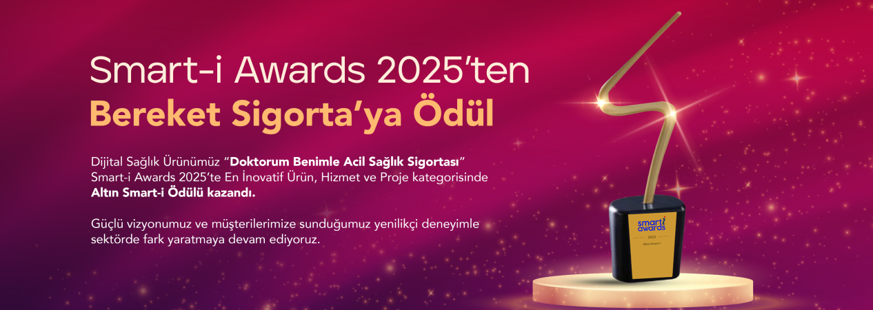 Smart-i Awards 2025'ten Bereket Sigorta'ya Ödül